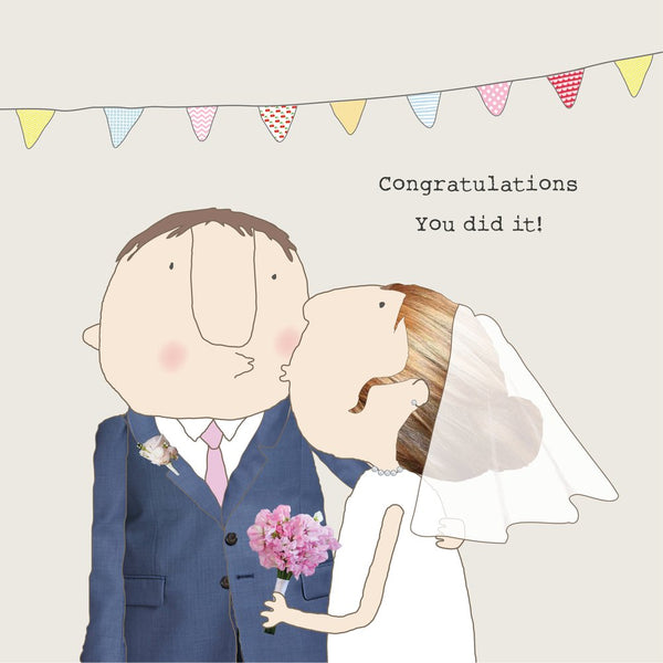 You Did It Wedding Card The Eel Catchers Daughter