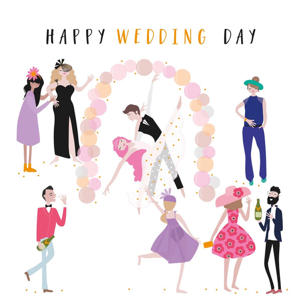 Happy Wedding Day Happy Days Card The Eel Catchers Daughter