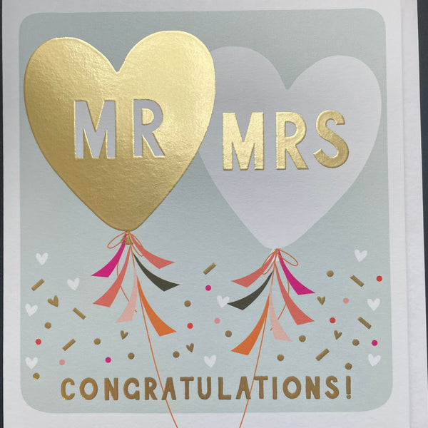 Mr And Mrs Balloon Card The Eel Catchers Daughter