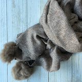 Ivy Luxury Wool Blend Scarf - Taupe