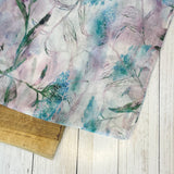 Hattie Floral Watercolour Scarf - Turquoise