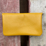 Leather Purse - Mustard