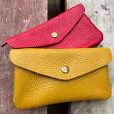 Leather Purse - Mustard