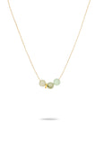 Green Aventurine Gold Cord Necklace