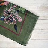 Emma Wildflower Scarf - Green