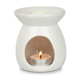 Ceramic Wax Melt Burner - White