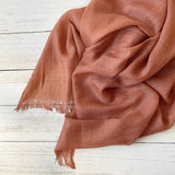 Pip Plain Cotton Modal Scarf - Clay