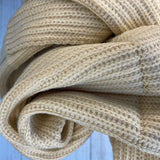 Penny Plain Ribbed Scarf - Oatmeal