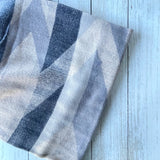 Grace Geometric Blanket Scarf - Slate