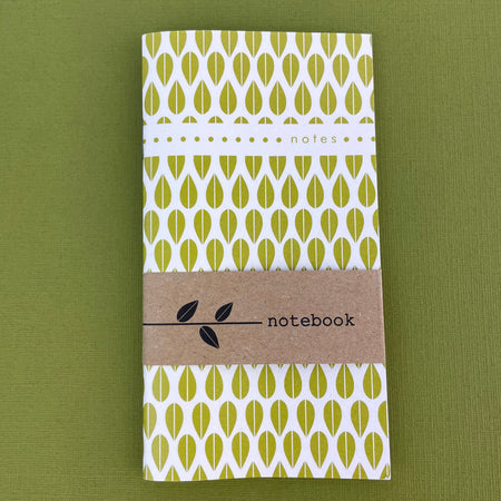 Green Leaves Little Notebook