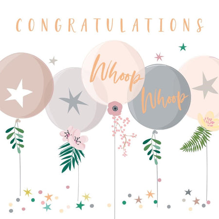 Congratulations Balloon Card