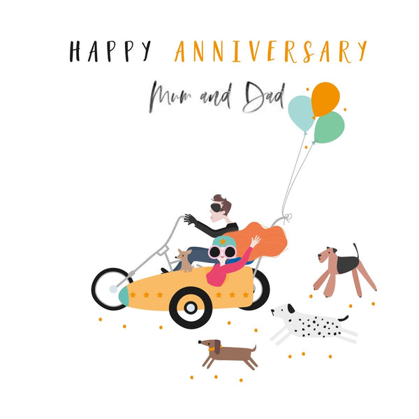 Happy Anniversary Mum And Dad Happy Days Card The Eel Catchers Daughter